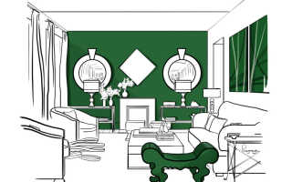 Зеленый цвет в интерьере: 4 способа применения