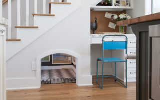 Как использовать пространство под лестницей