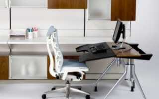 Стандартные и другие размеры компьютерного стола