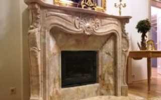 Портал для камина из мрамора: особенности оформления