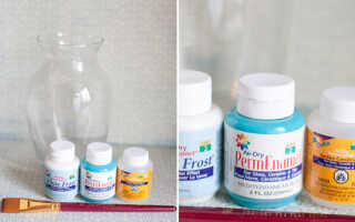 Делаем сами: Окрашенные вазы