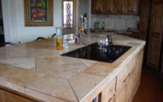 Столешница из керамогранита – плюсы и минусы