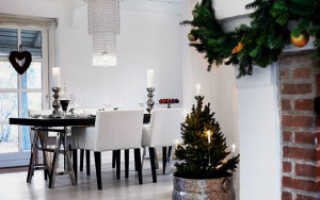 Норвежский дом в преддверии Рождества