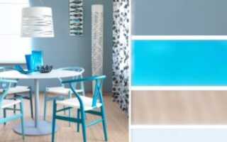 Оттенки голубого цвета в интерьере: фото и названия