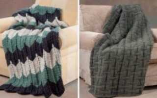 Вязаный плед для дома – как подобрать стильный аксессуар