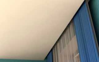 Потолочная гардина на натяжной потолок, методы монтажа