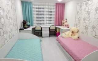 Комбинированные обои для детской комнаты разнополых детей