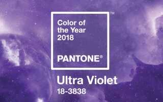 Главный цвет года по версии Pantone