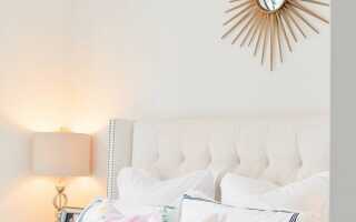 Прозрачный намек или акварельные узоры в спальне