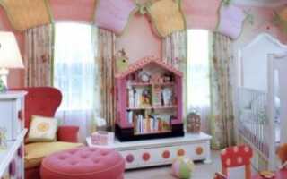 Ламбрекены для детской комнаты девочки + фото