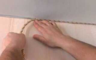 Декоративный шнур для натяжных потолков: монтаж и фото