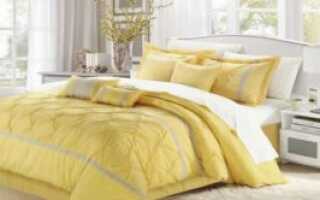 Дизайн спальни в желтых тонах