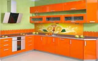 Какие обои подойдут к оранжевой кухне