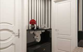 Оформляем прихожую обоями в полоску