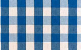 Клетчатый узор «виши» в интерьере