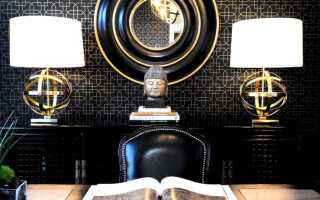 Сочетания разных видов металлов и цветов в интерьере