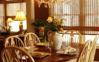 Столовая в прованском стиле