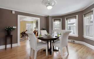 Коричневый цвет в интерьере