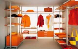 Встроенная гардеробная – требования, схема хранения + фото