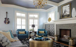 Как правильно использовать цвет и фактуру золота в интерьере