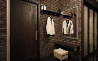 Оформление интерьера прихожей в стиле лофт