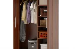 Интересный и необычный шкаф-гармошка в прихожую