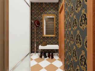 Обои в маленькую прихожую
