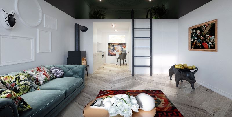 Визуально сужается пространство