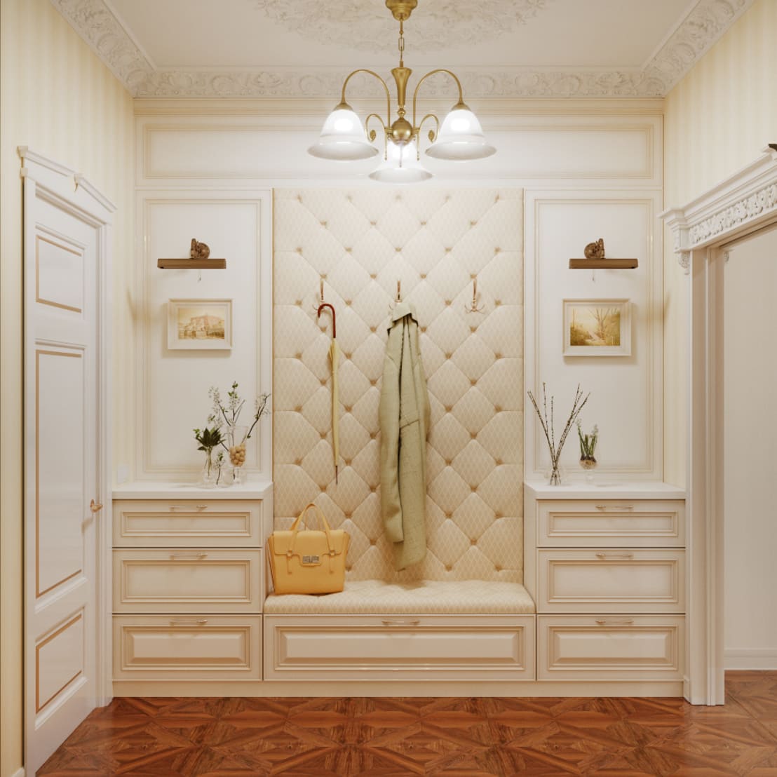 классическая прихожая 