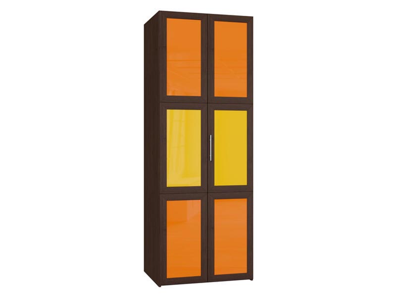 Дверные створки из пластика в шкафе гармошке