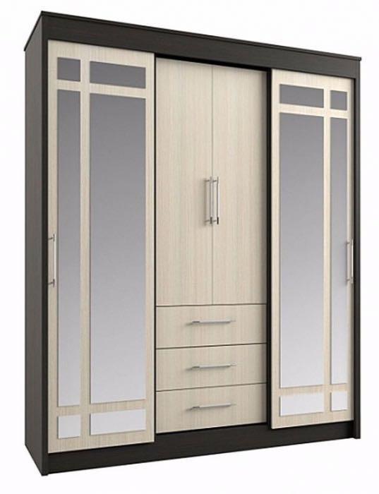 Шкаф-гармошка с зеркалом