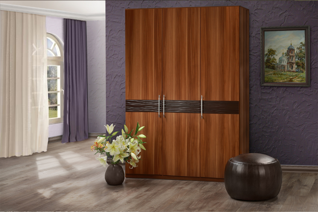 Фото Шкафа-гармошки из натурального дерева