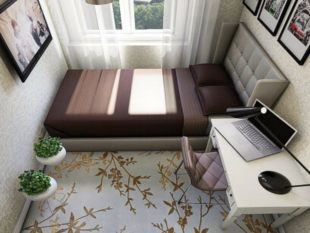 Современный дизайн комнаты в 10 кв.м.