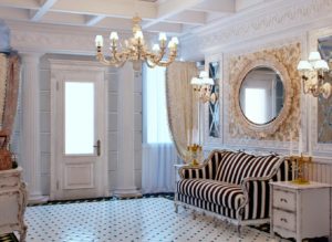 дизайн прихожей в стиле прованс для частного дома