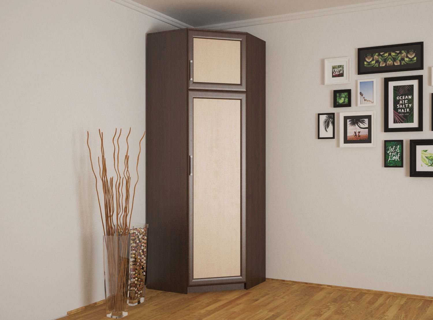 угловая система шкафов