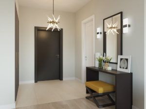 интересный дизайн прихожей