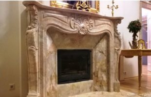 Портал для камина из мрамора: особенности оформления