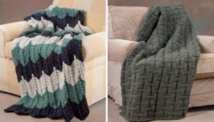 Вязаный плед для дома – как подобрать стильный аксессуар
