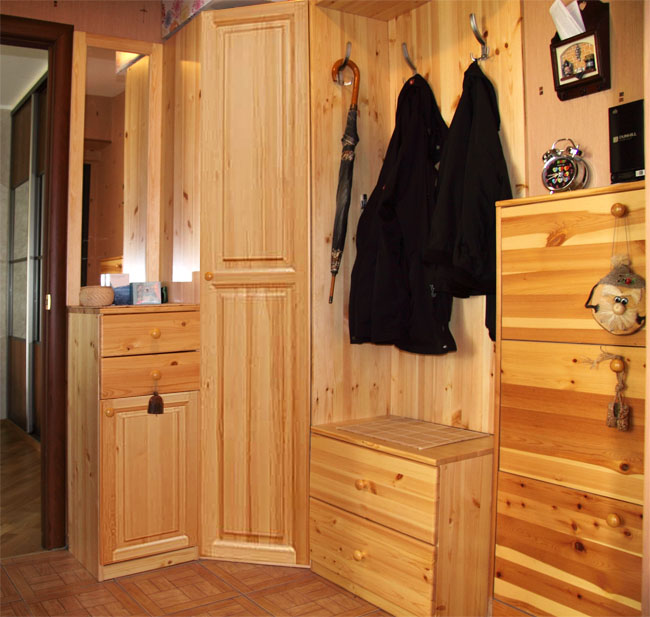 Фото массива из сосны