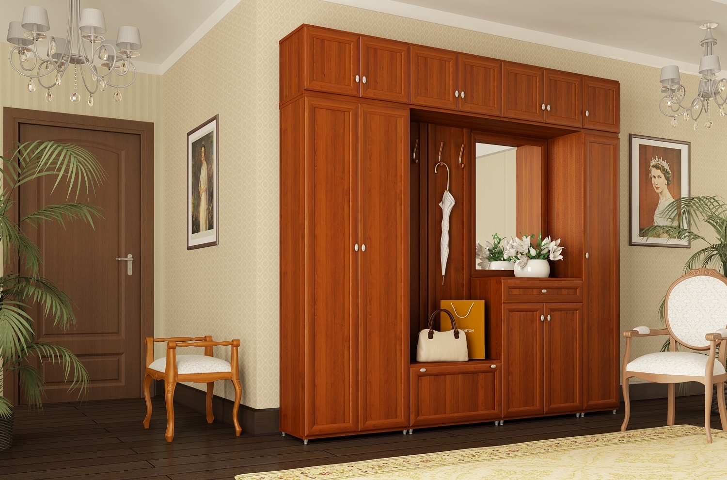 шкаф цвета ольха