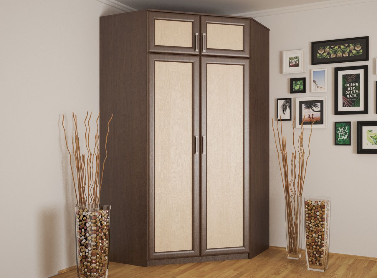 угловой шкаф в квартире