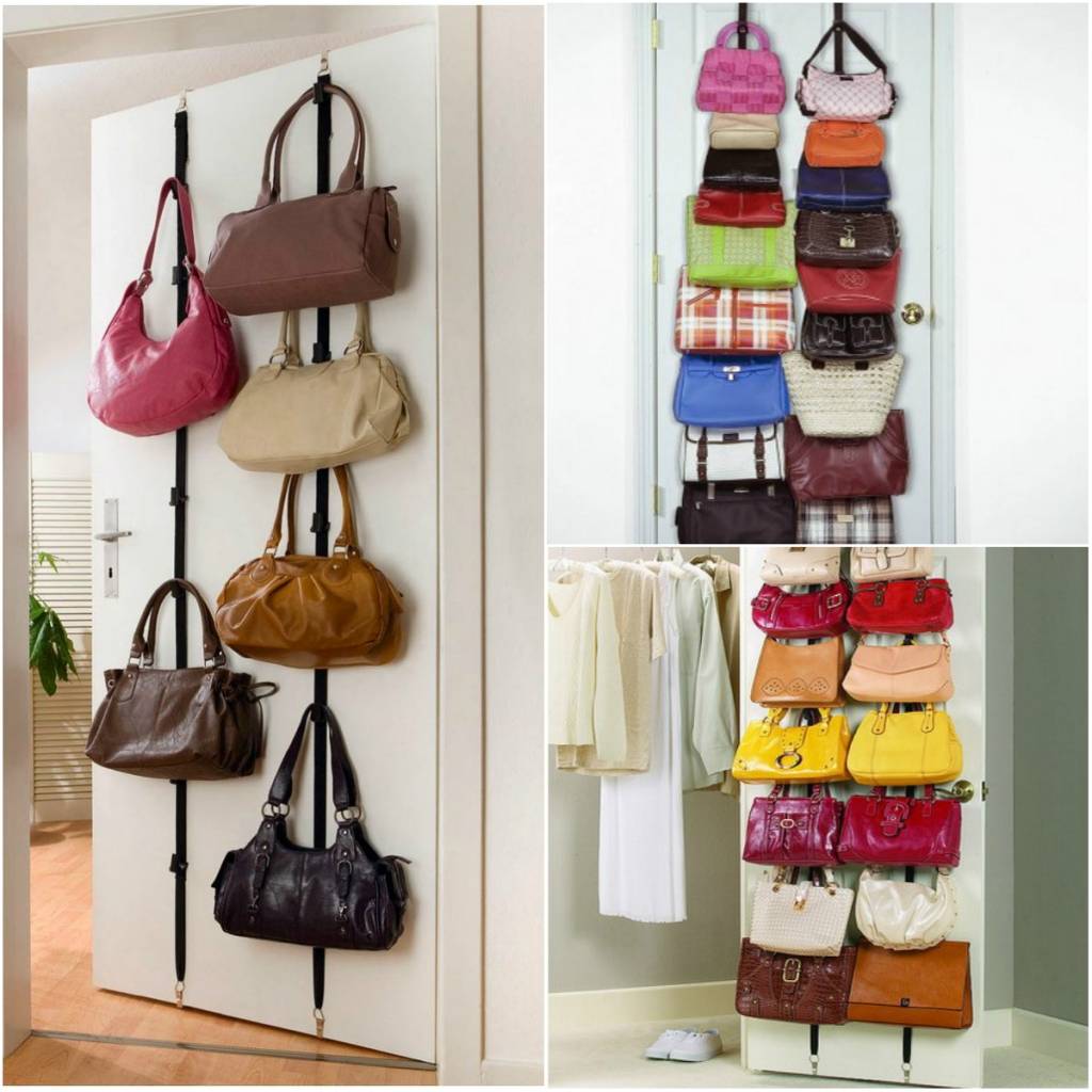 размещение сумок в прихожей