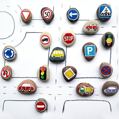 Создать карту для изучения дорожных знаков с детьми