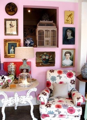 Цветочные орнаменты в текстиле: диваны, стулья, кресла