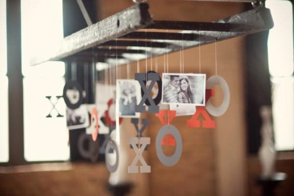 Лестница как дисплей для декора