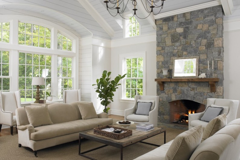 Белый цвет в интерьере