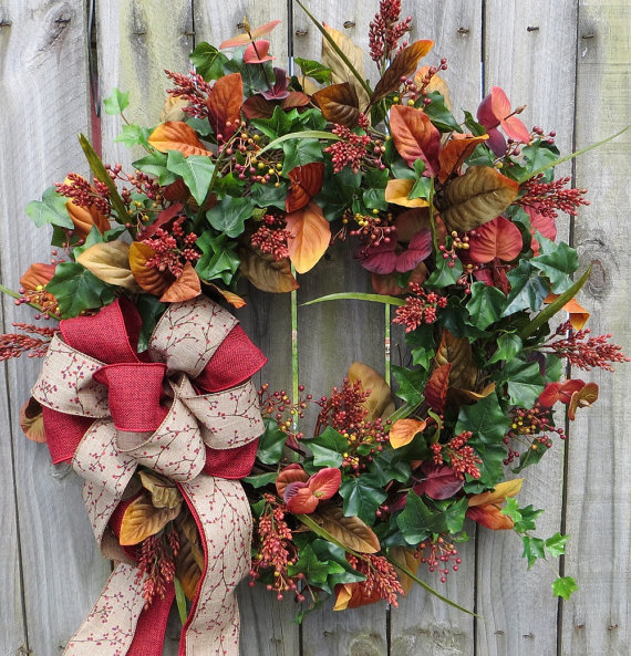 венки на двери