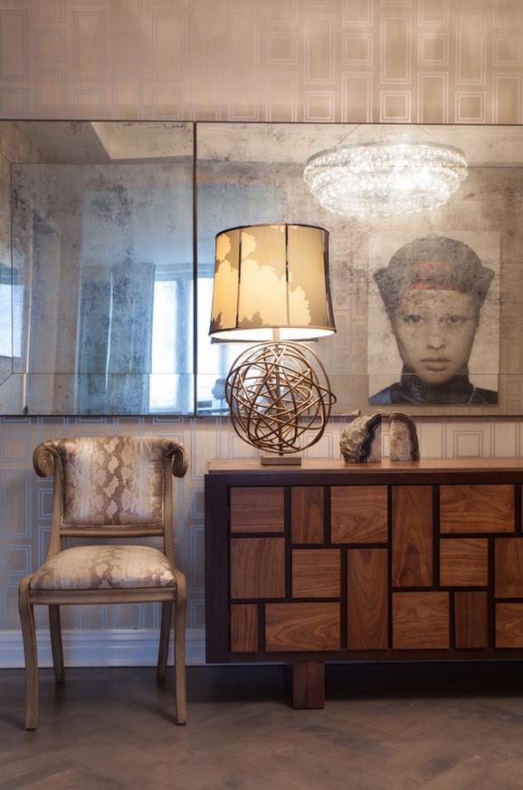 бежевые обои екатерина просяная дизайнер интерьера 7