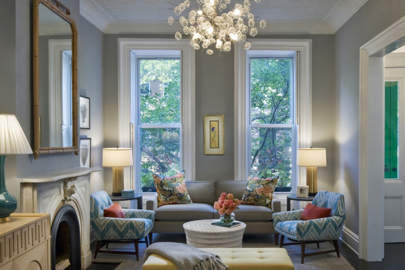 Серый цвет в интерьере