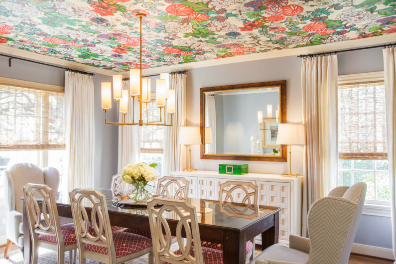 Цветочный узор в интерьере